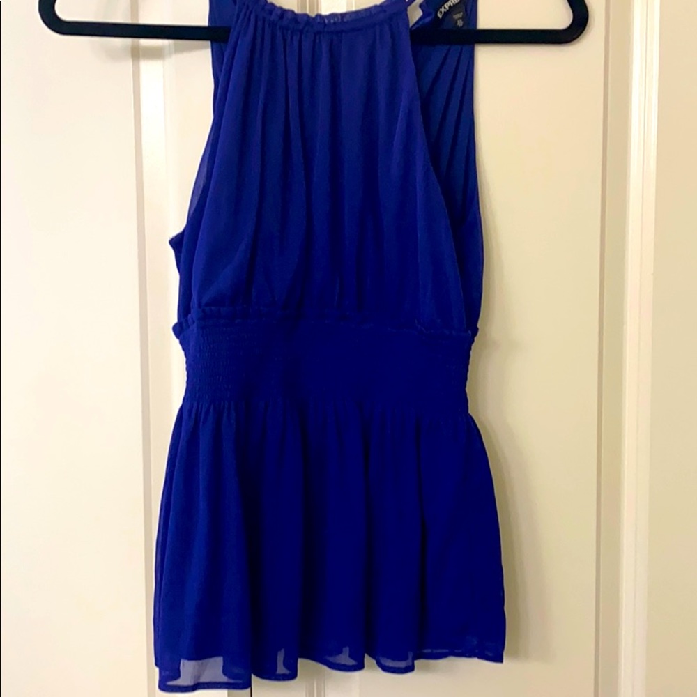 Cobalt blue express tank top